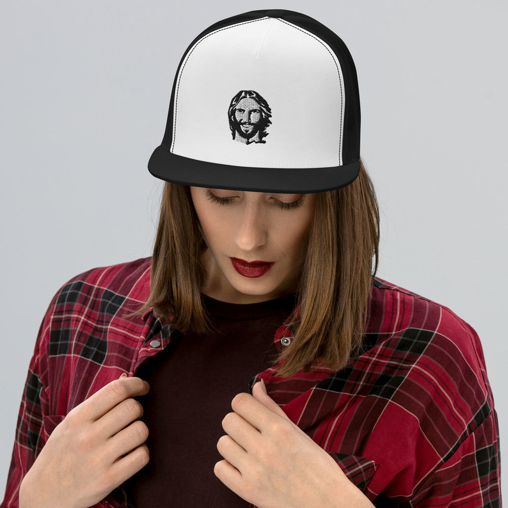 Trucker Jesus Cap