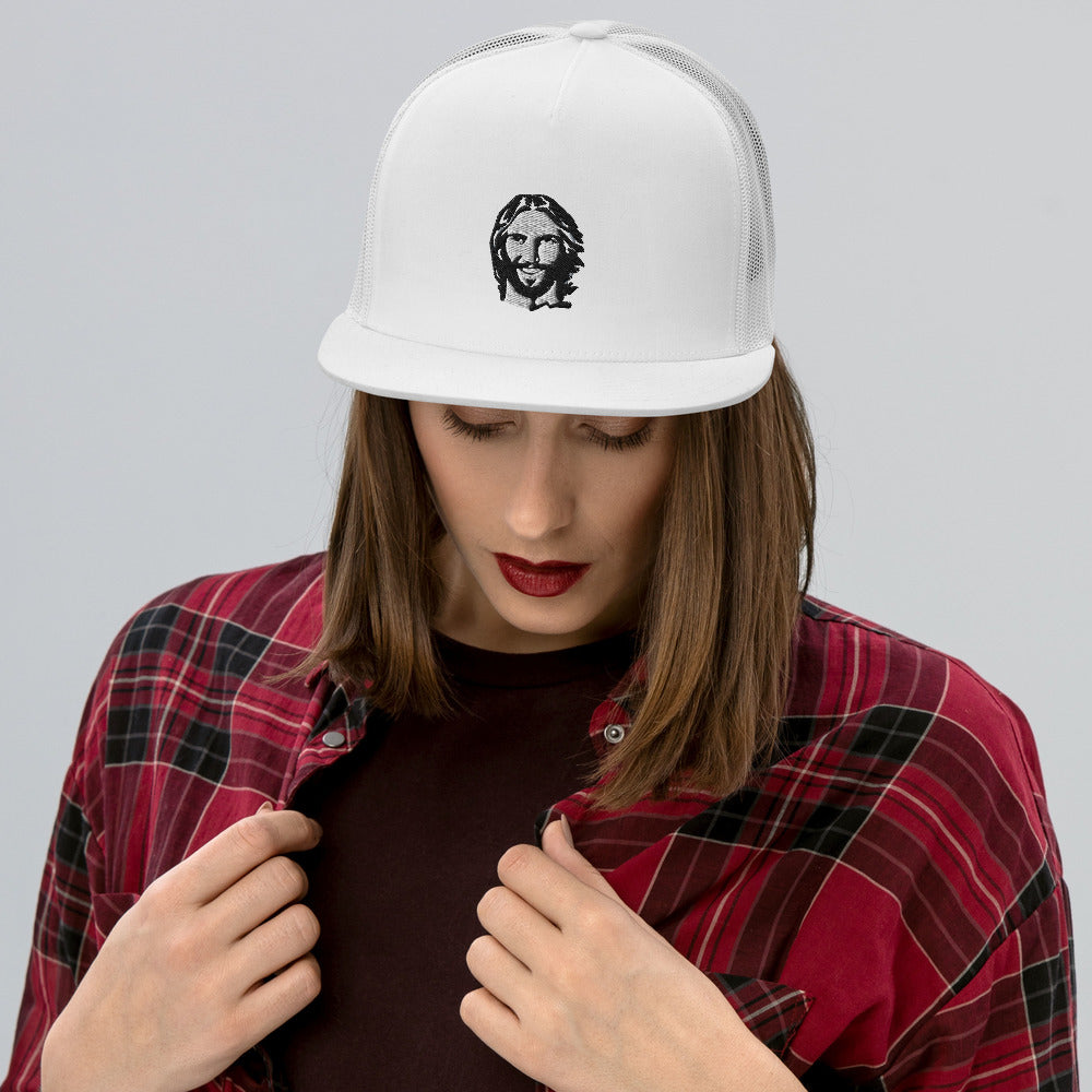 Trucker Jesus Cap