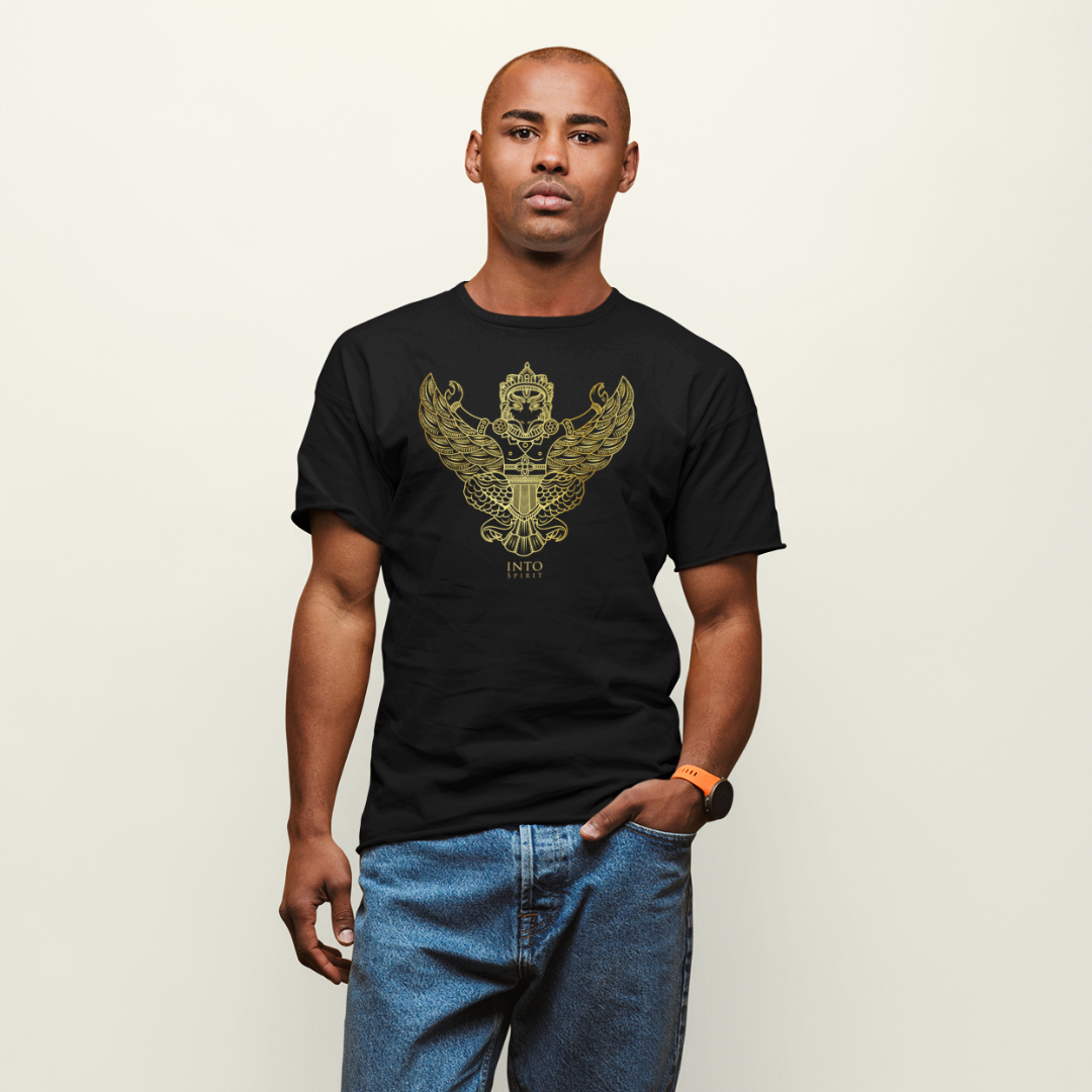 aztec deity organic cotton men's t-shirt