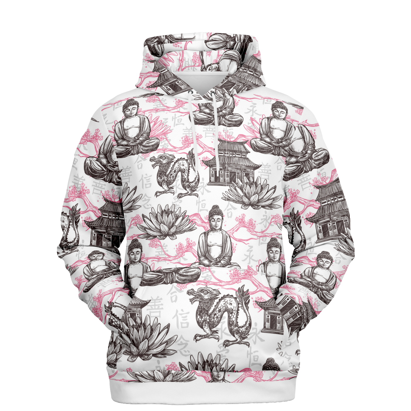 THE DRAGON WITHIN Eco-friendly Hoodie - Recycled polyester(95%)/spandex(5%) Unisex Hoodie.