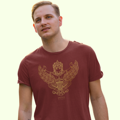 aztec deity organic cotton men's t-shirt