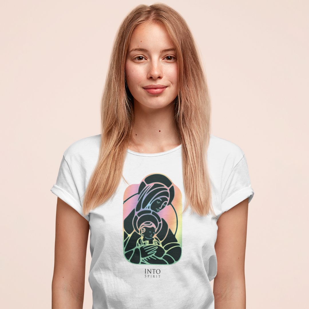 Maria and jesus organic t-shirt