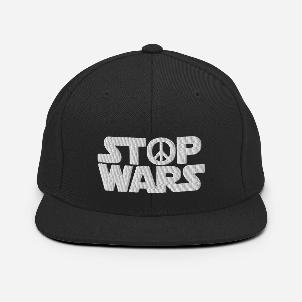 Stop Wars Snapback Hat