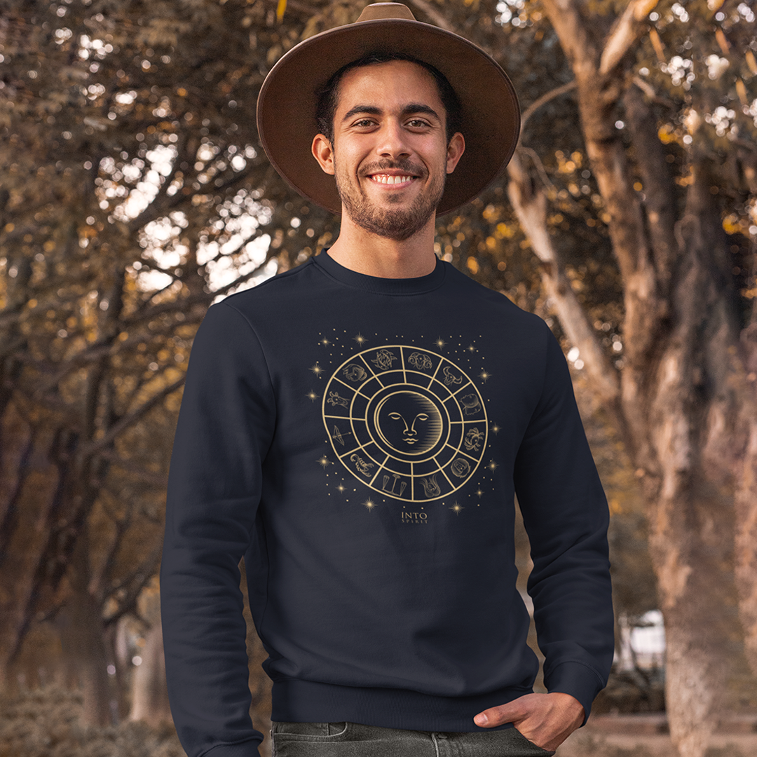 Zodiac signs unisex eco-sweatshirt