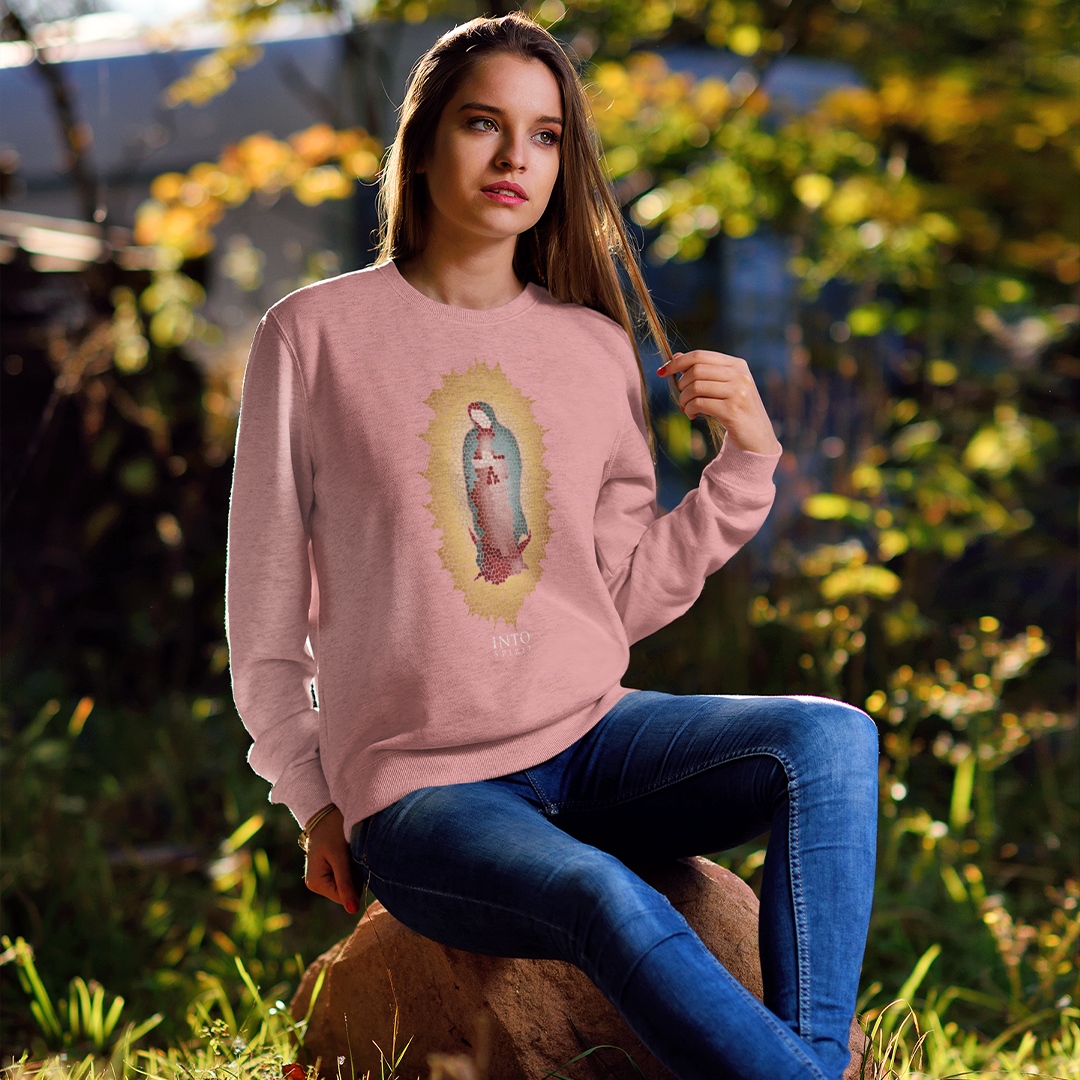 Guadalupe's Virgin women´s eco-sweatshirt