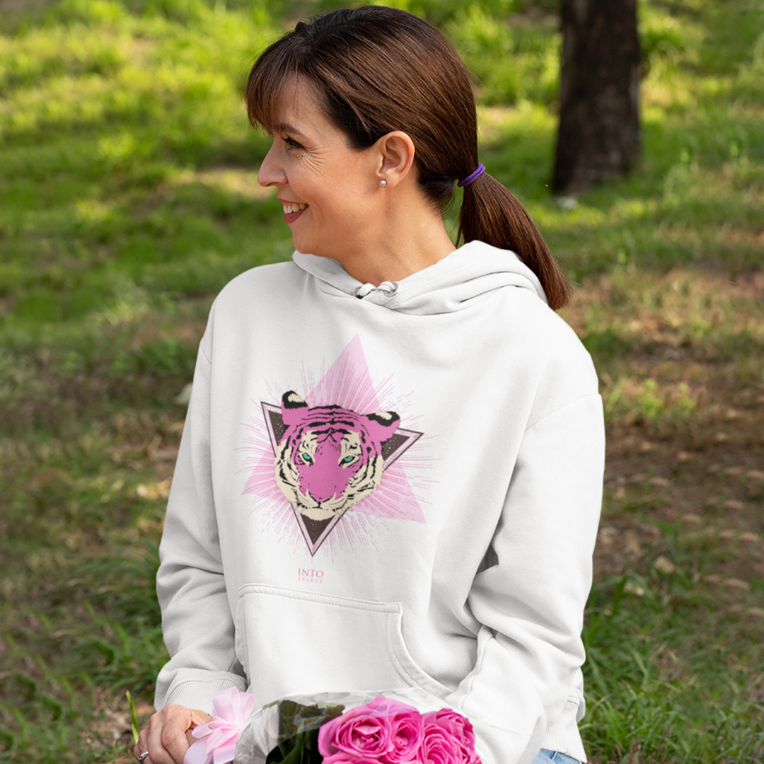 Pink tiger women´s essential eco-hoodie