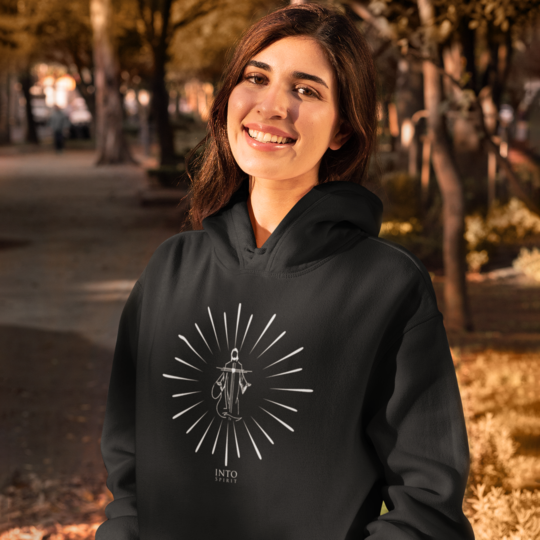 Jesus shine unisex pullover eco-hoodie