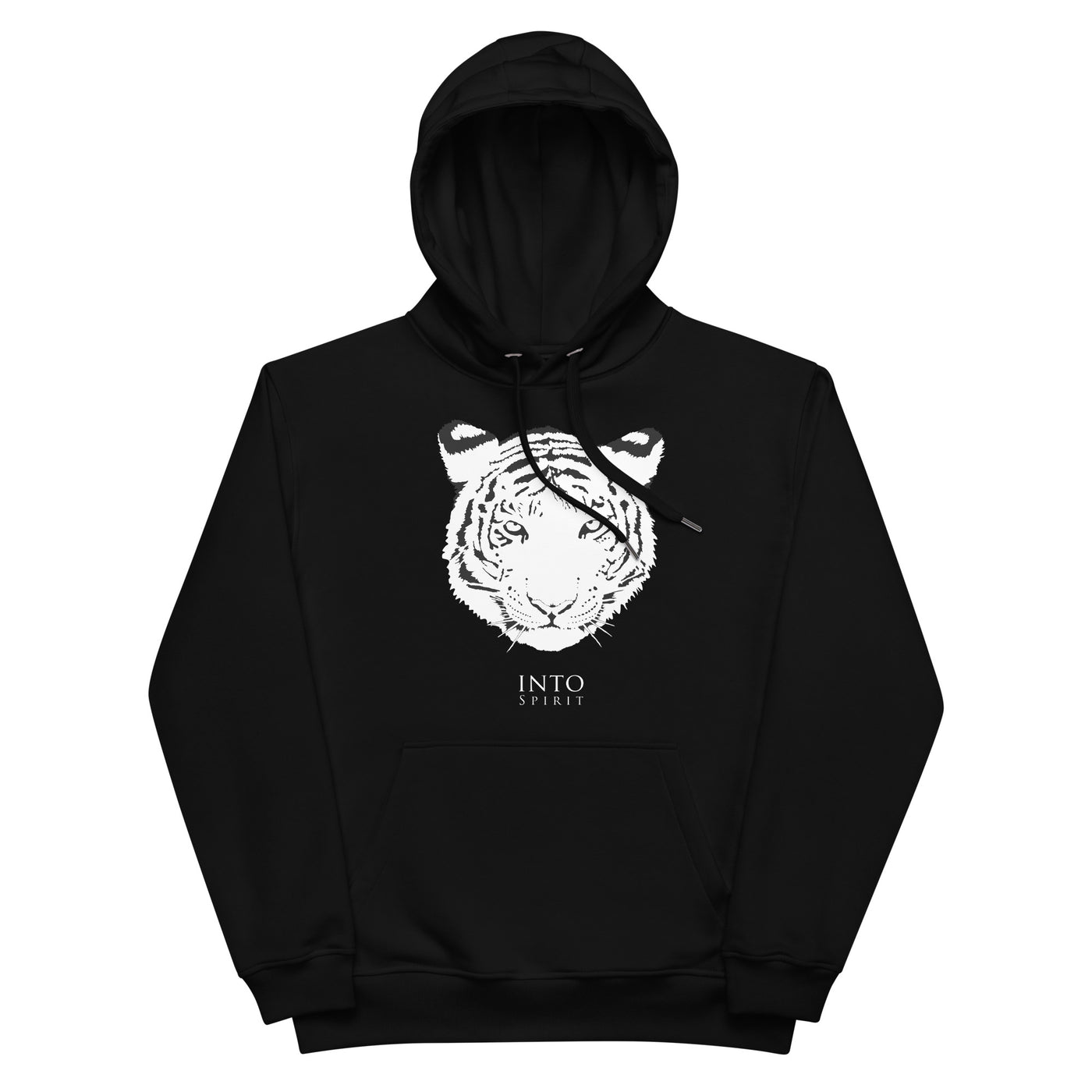 white tiger men´s eco-hoodie