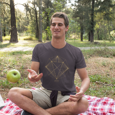 Sacred diamond geometry unisex organic cotton t-shirt