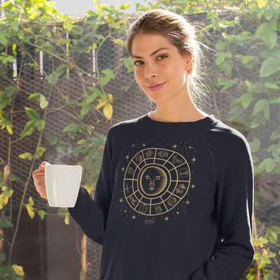 Zodiac signs unisex eco-sweatshirt