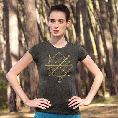 Sacred geometry organic cotton women's t-shirt