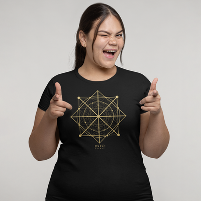 Sacred geometry unisex organic cotton t-shirt