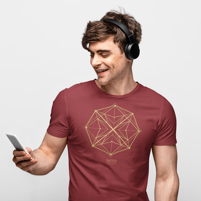 Sacred geometry mandala organic cotton t-shirt