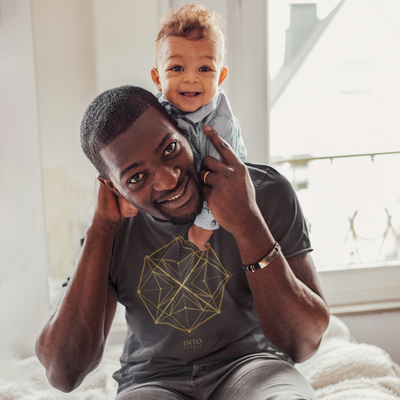 Sacred geometry mandala organic cotton men´s t-shirt