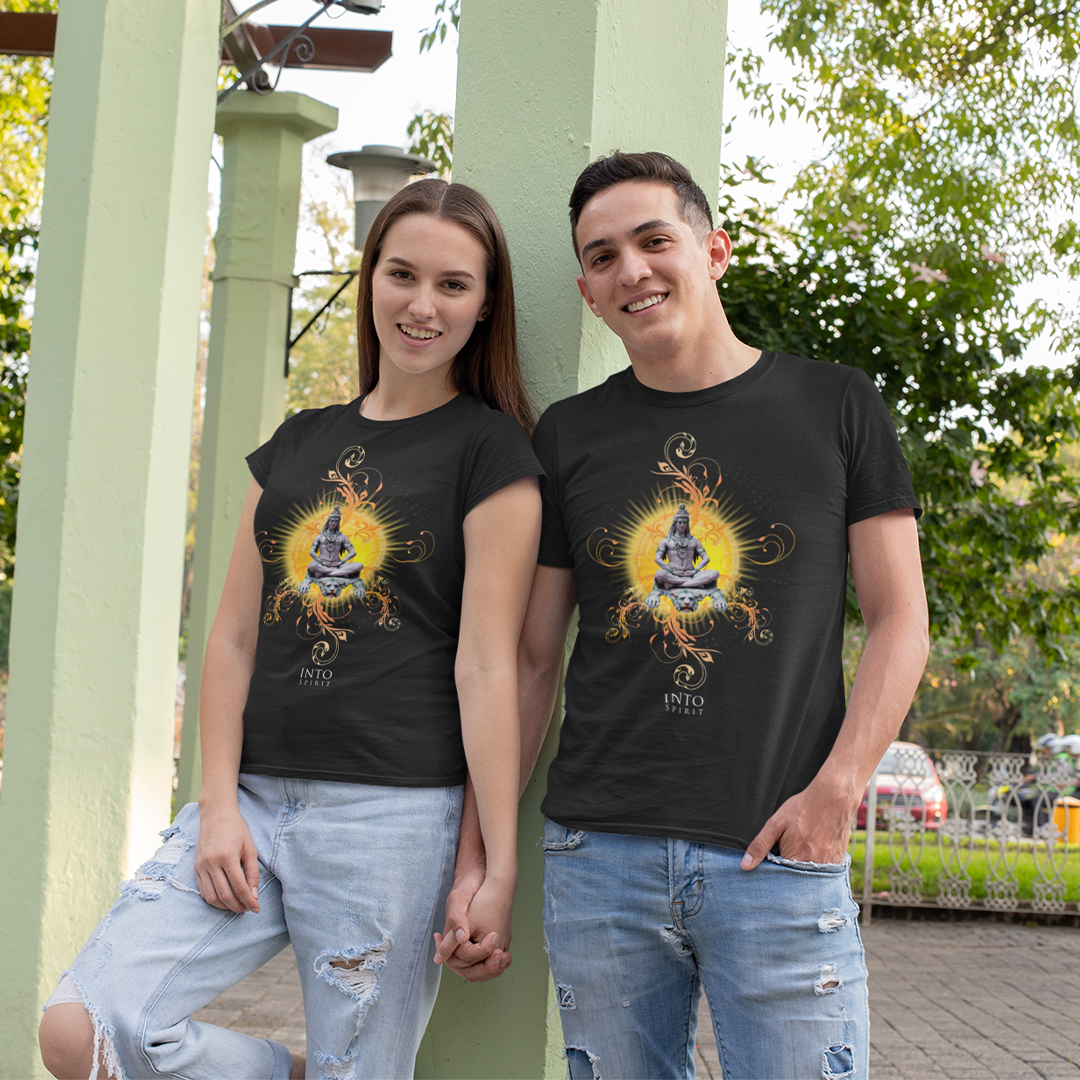 Shiva sun unisex organic cotton t-shirt