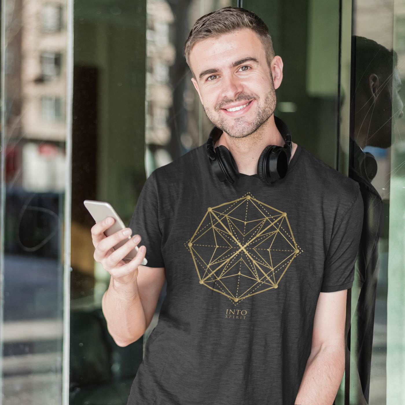 Sacred geometry mandala organic cotton t-shirt