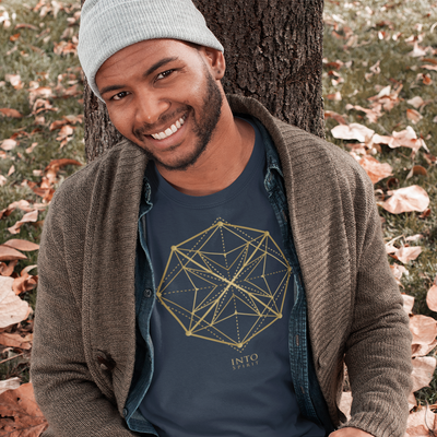 Sacred geometry mandala organic cotton t-shirt