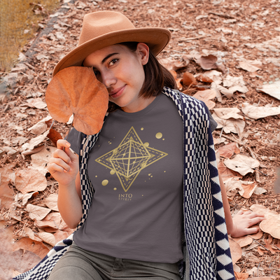 Sacred star geometry unisex organic cotton t-shirt