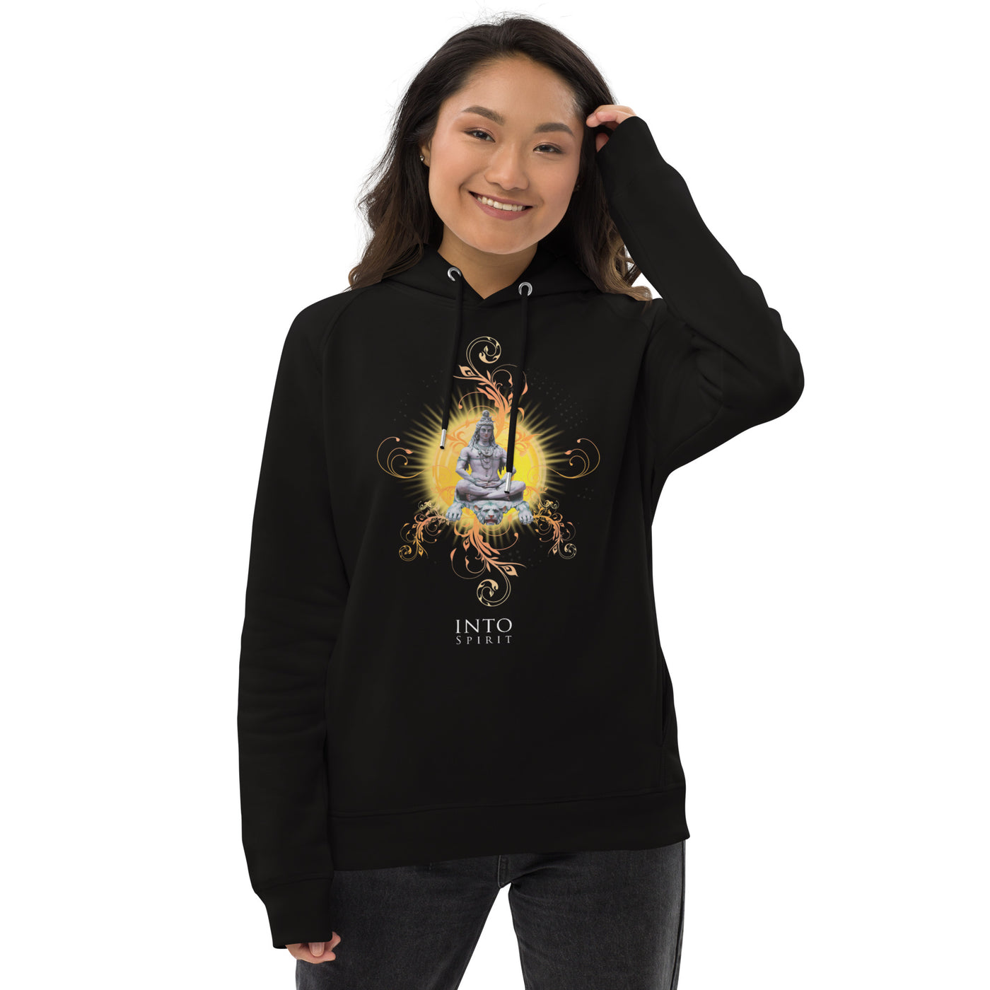 Shine shiva unisex pullover eco-hoodie