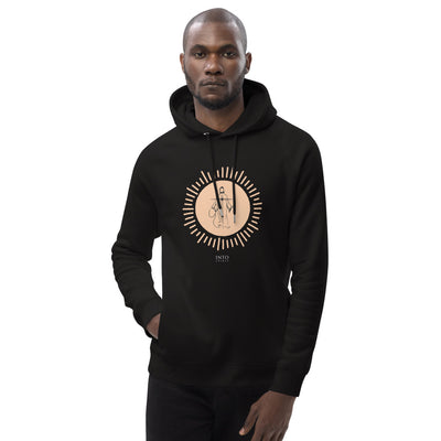 Unisex Jesus is my Sun, Eco-friendly hoodie in black