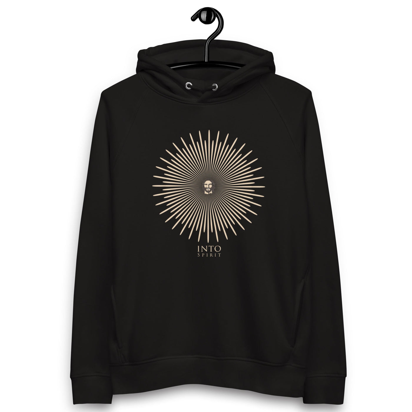 Jesus shines black men´s eco-hoodie