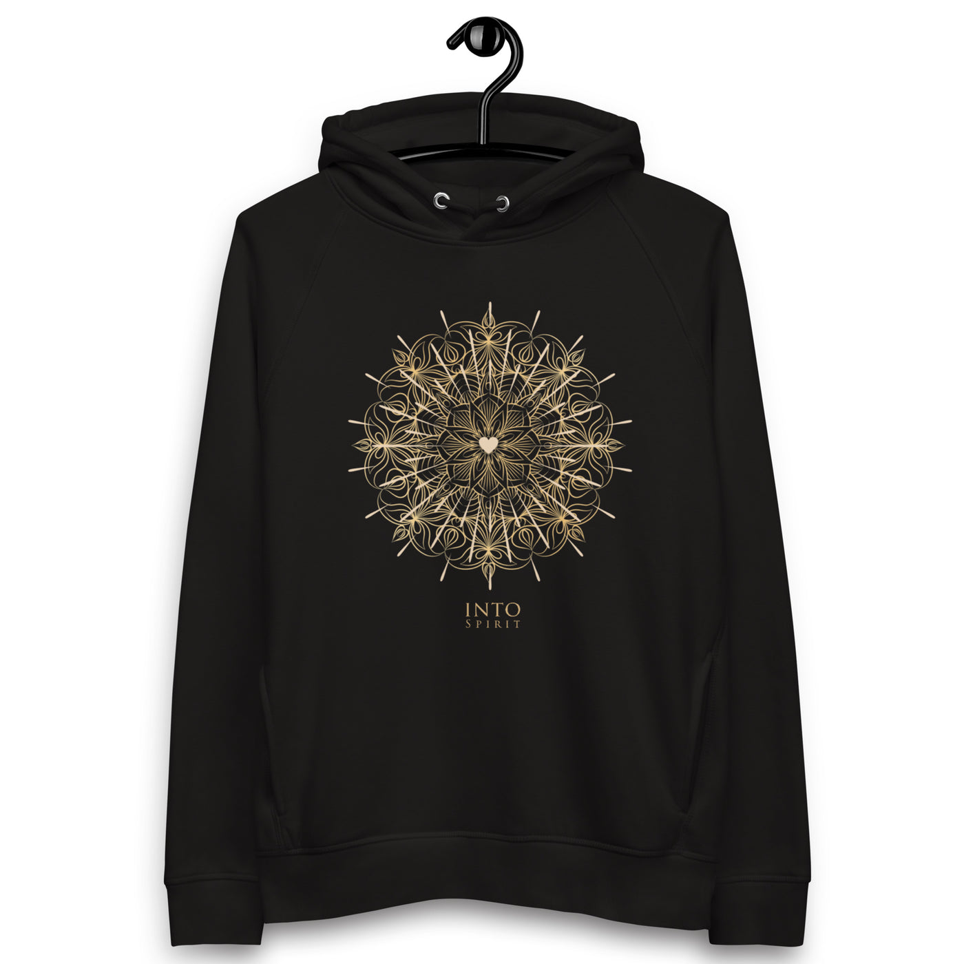 Heart mandala unisex eco-hoodie