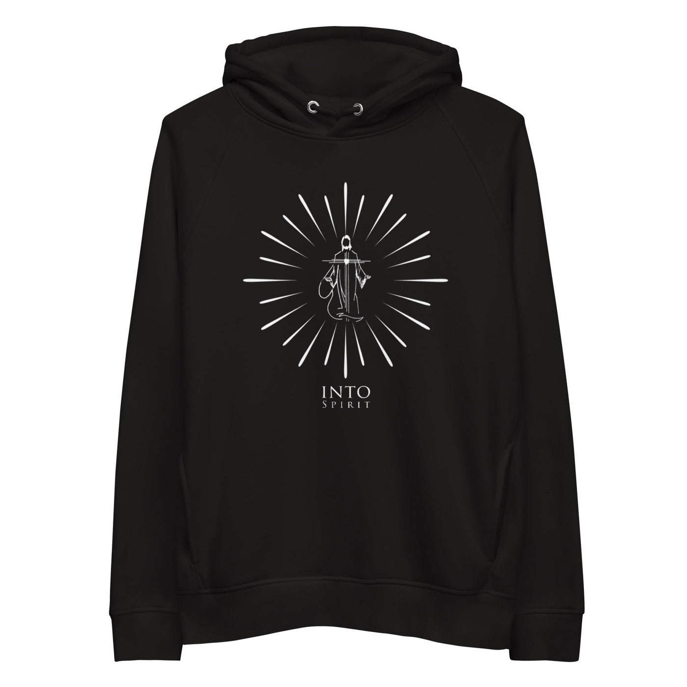 Jesus shines pullover men´s eco-hoodie