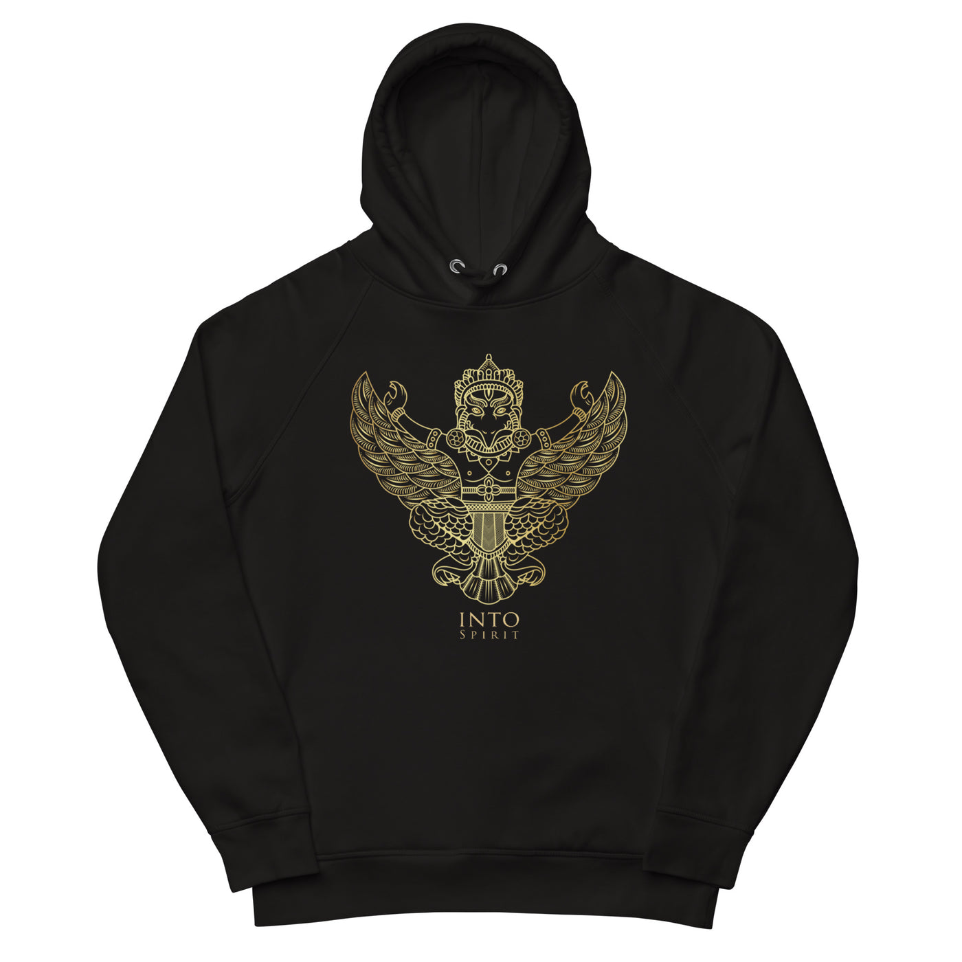 aztec deity men's pullover eco-friendly hoodie