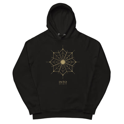 Sacred geometry flower pullover unisex eco-hoodie