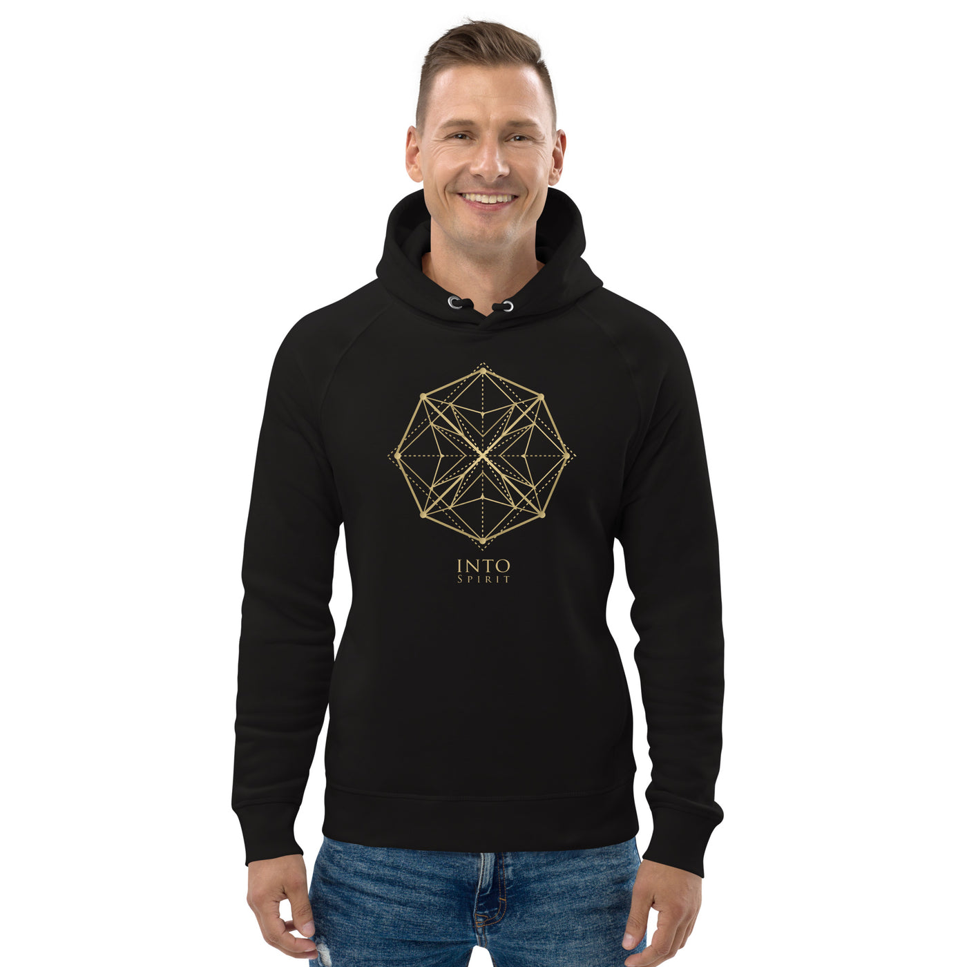 Sacred geometry mandala unisex pullover eco-hoodie