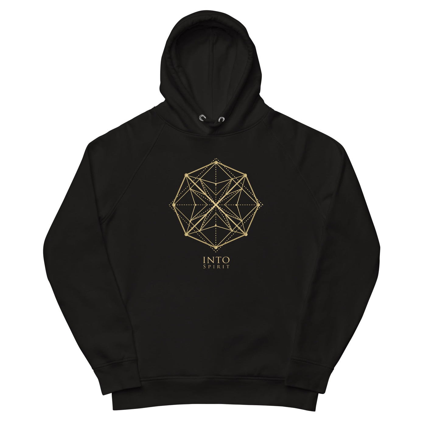 Sacred geometry mandala pullover men´s eco-hoodie