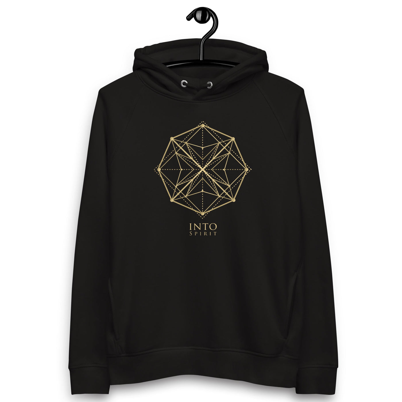 Sacred geometry mandala pullover men´s eco-hoodie