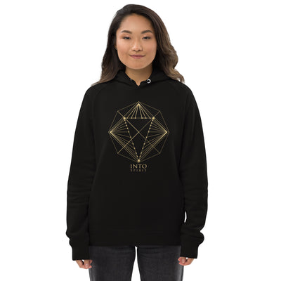 Sacred diamond geometry pullover unisex eco-hoodie