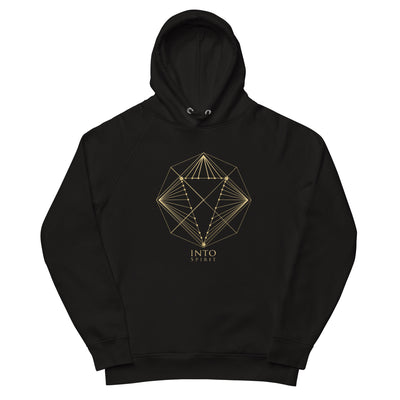 Sacred diamond geometry pullover unisex eco-hoodie