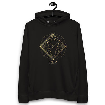 Sacred diamond geometry pullover unisex eco-hoodie