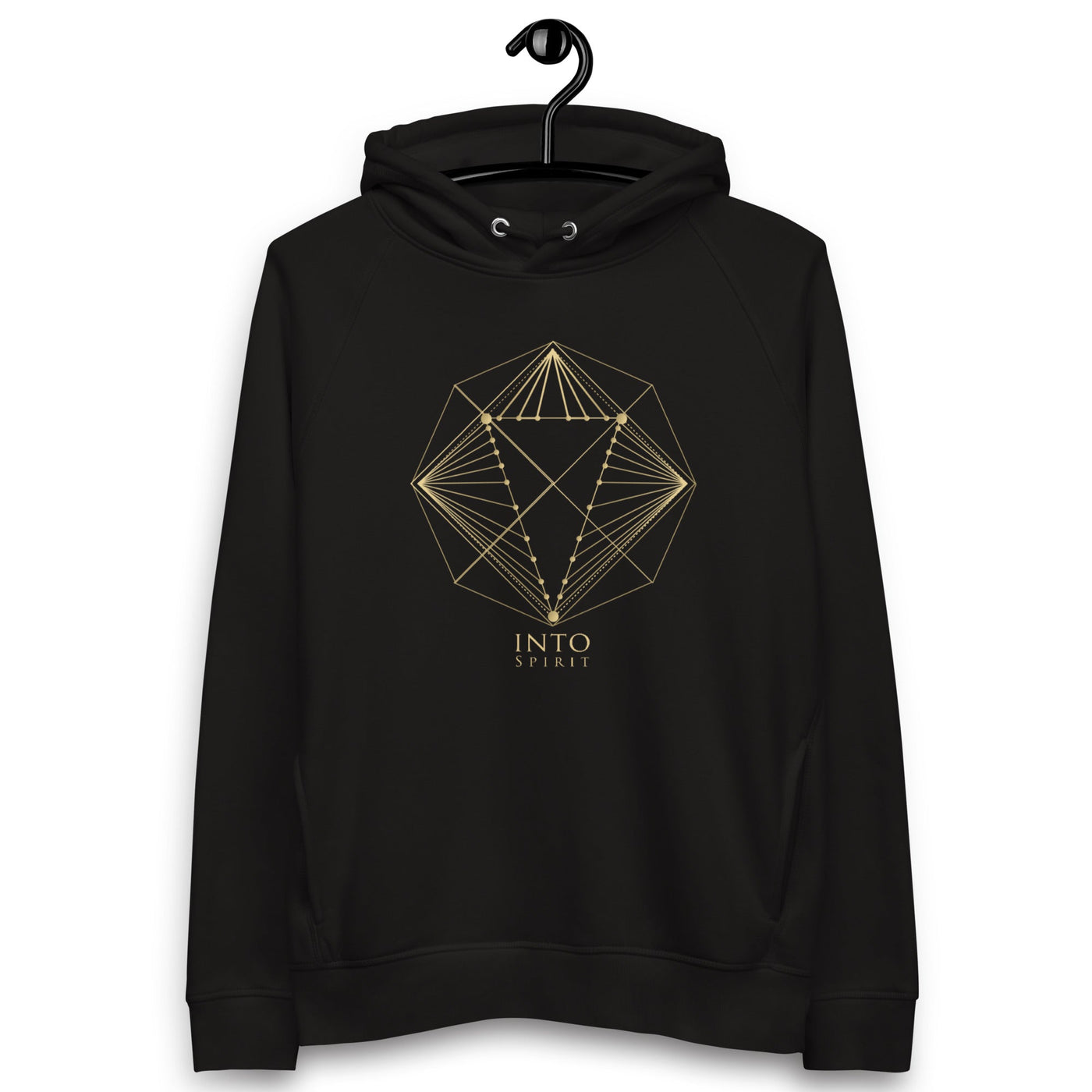 Sacred diamond geometry pullover men´s eco-hoodie