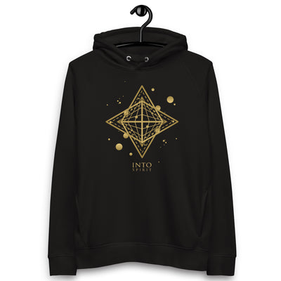 Sacred star geometry unisex pullover hoodie