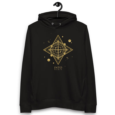 Sacred star geometry pullover women´s eco-hoodie