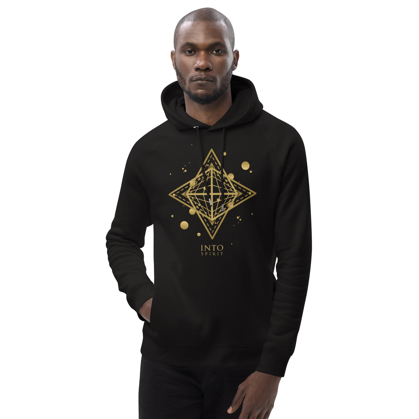 Sacred star geometry unisex pullover hoodie