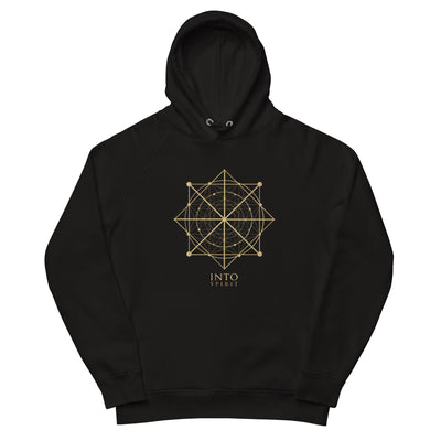 Sacred geometry pullover men´s eco-hoodie