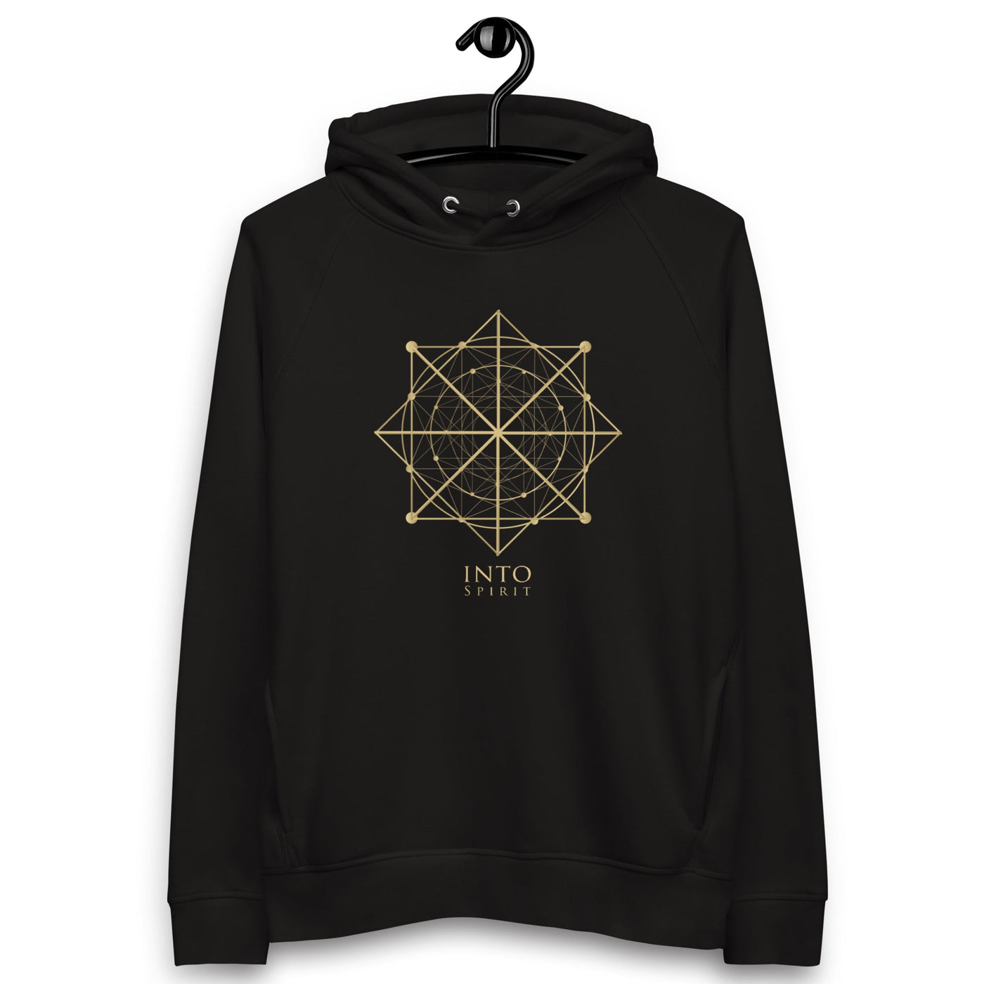 Sacred geometry pullover men´s eco-hoodie