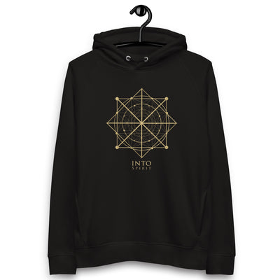 Sacred geometry pullover women´s eco-hoodie