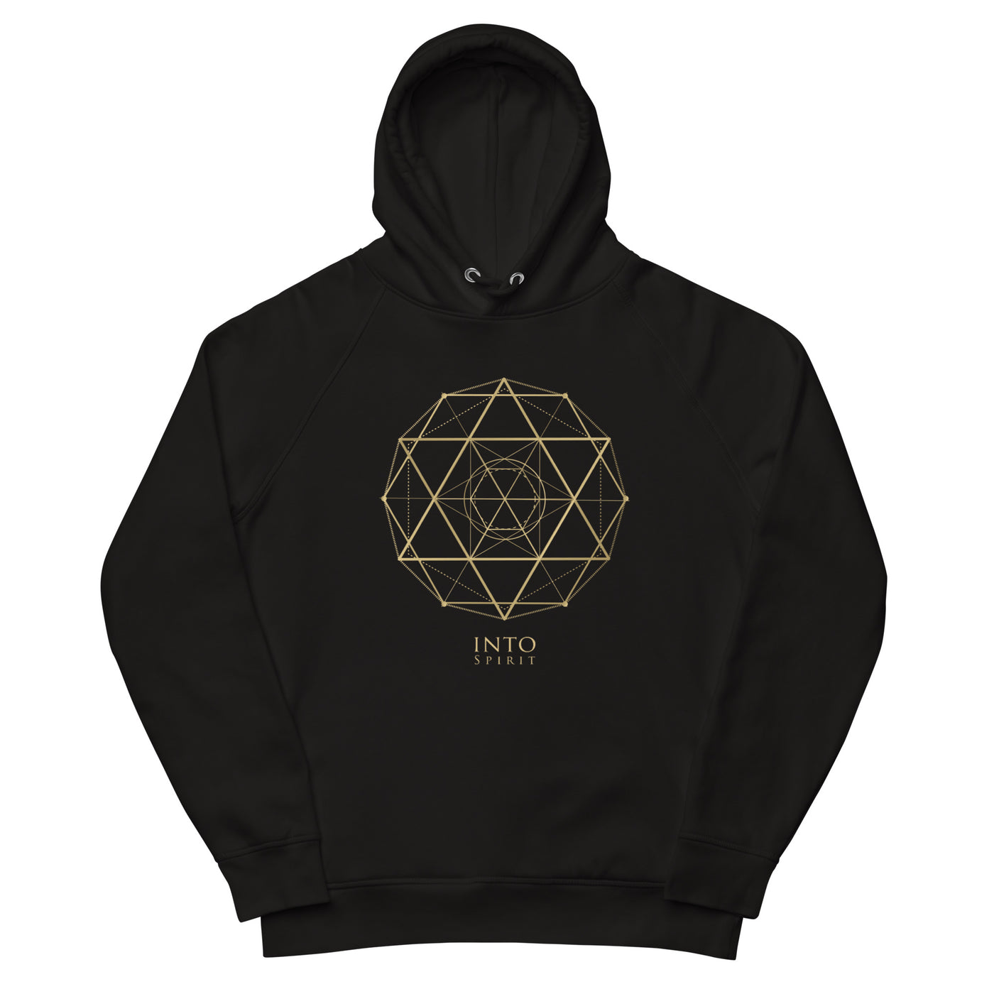 Sacred geometry David's star unisex eco-hoodie