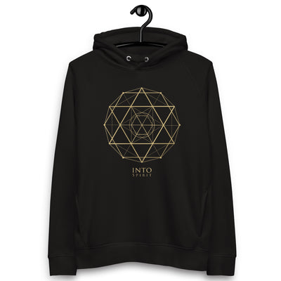 Sacred geometry David's star unisex eco-hoodie