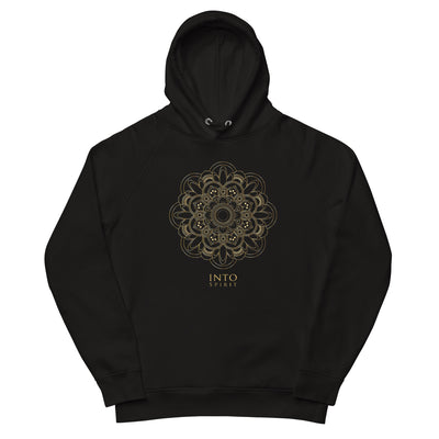 Golden flower mandala women´s pullover hoodie