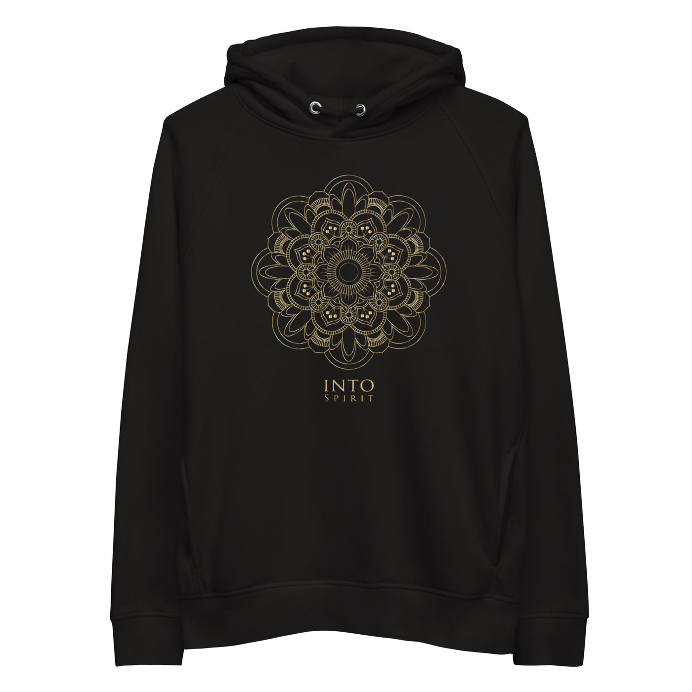 Golden flower mandala women´s pullover hoodie