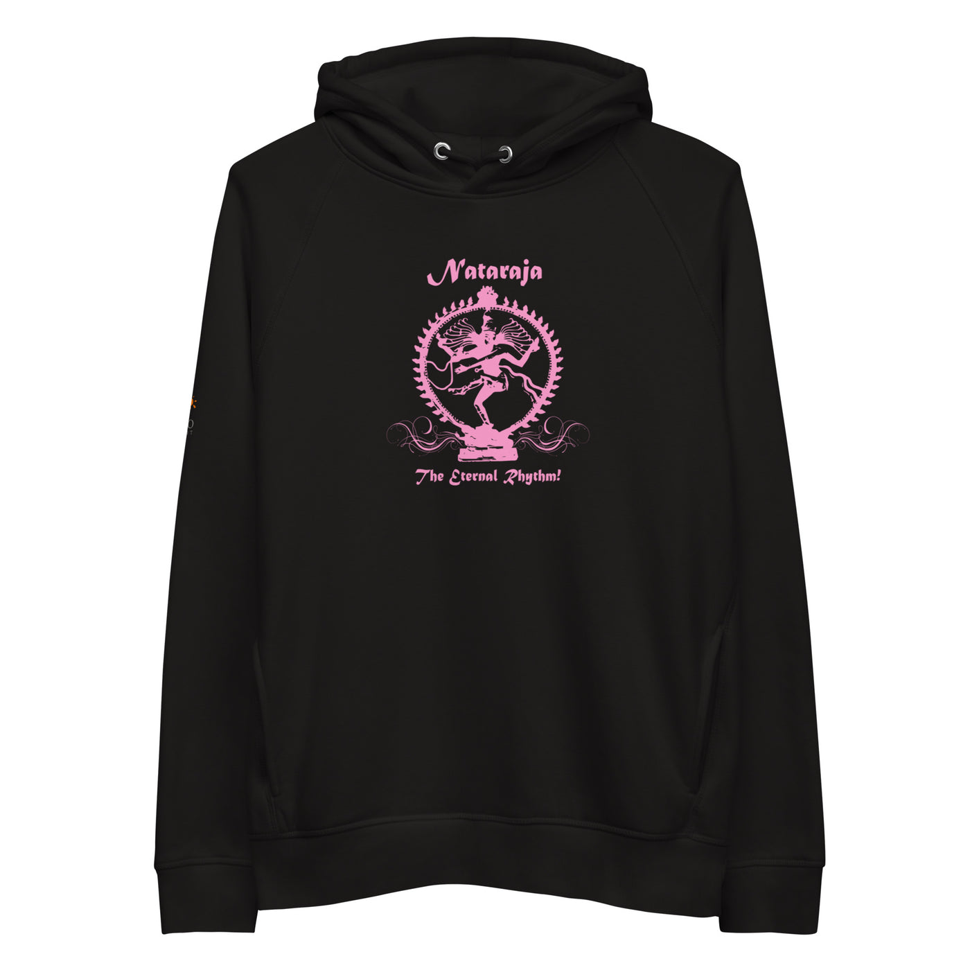 Pink nataraja women´s pullover eco-hoodie