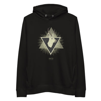 geometric deer pullover men´s eco-hoodie