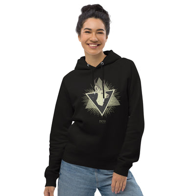 geometric deer unisex pullover eco-hoodie