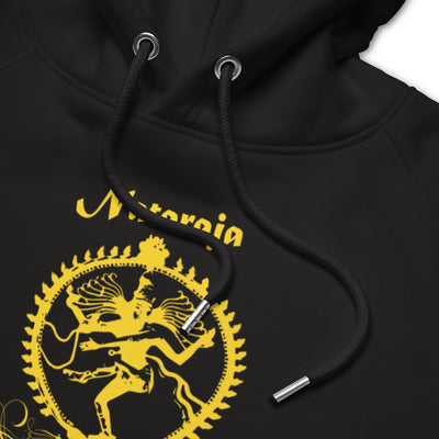 Yellow nataraja pullover man´s eco-hoodie